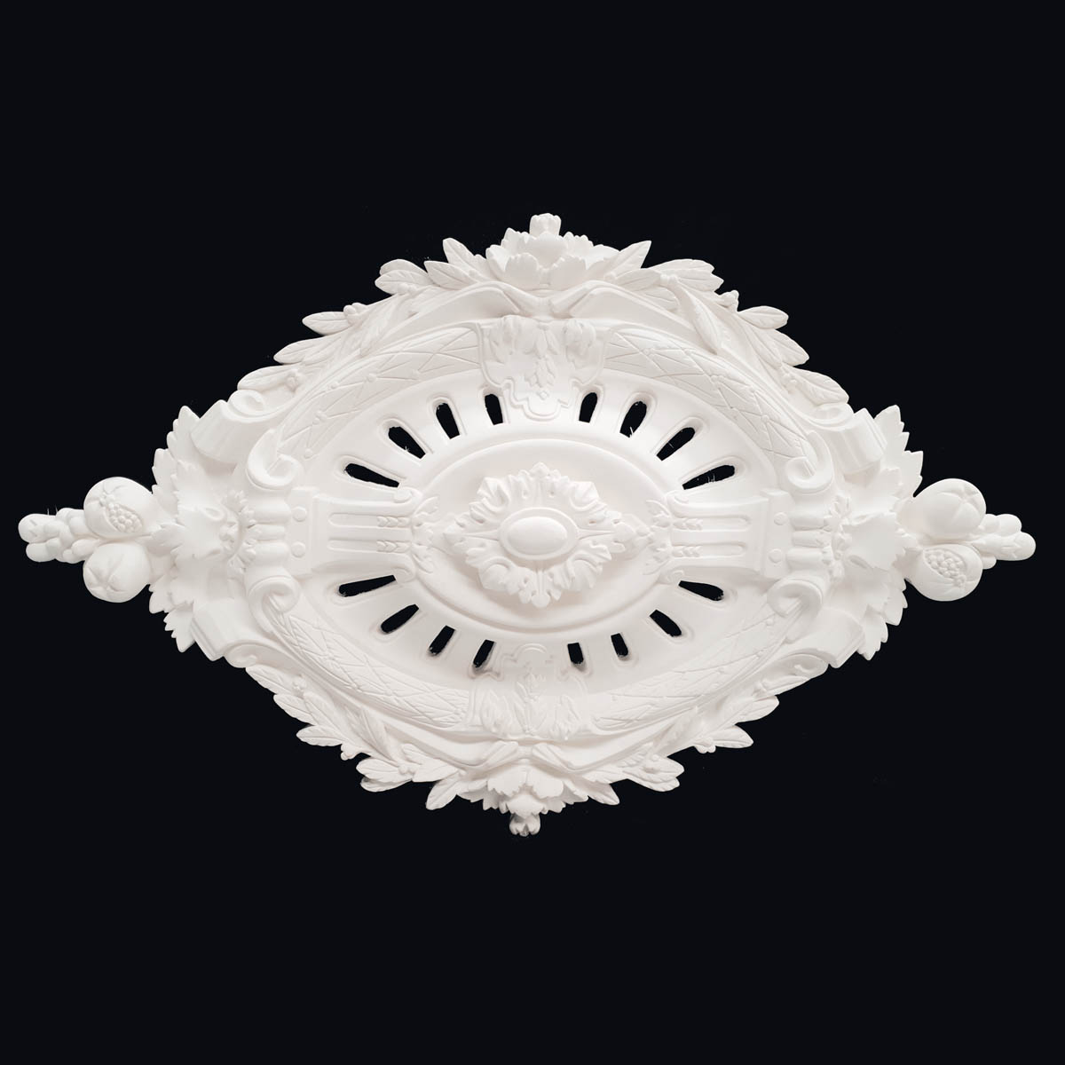 Decorative Rosette 'croqet & Ballis' 900 X 570mm Fluted Or Unfluted