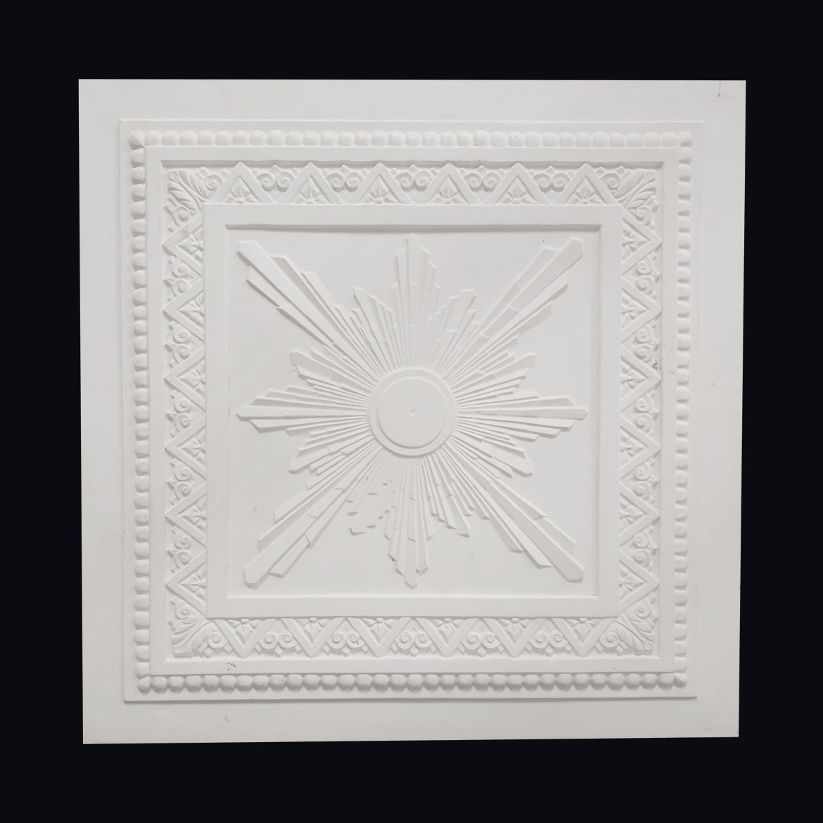 Decorative Ceiling Panel 'starburst' 850mm X 850mm