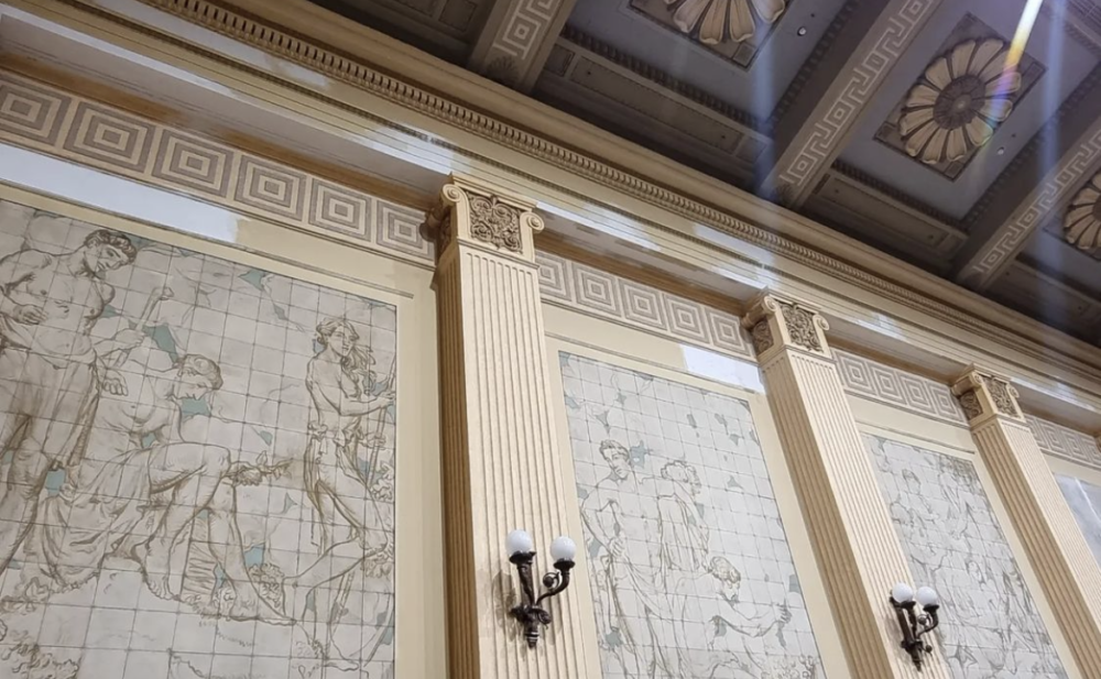 plaster restoration Melbourne Town Hall