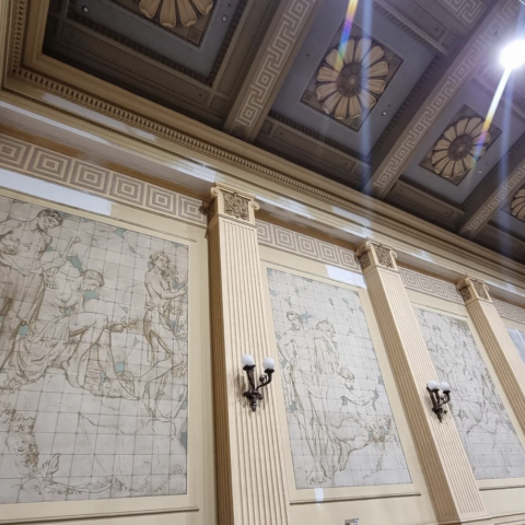 plaster restoration Melbourne Town Hall